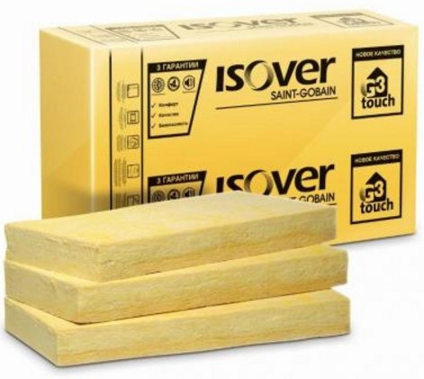 Фасадна вата IZOVER — Ізовер Штукатурний Фасад, 50 мм (5,76 м кв./упак.)