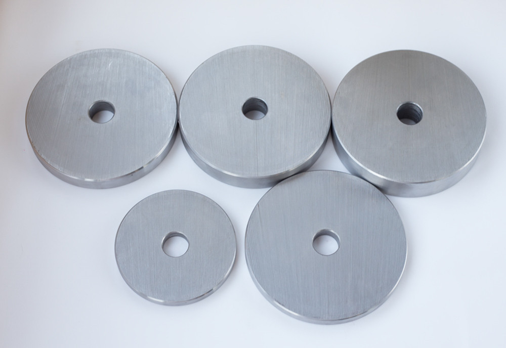 Блин диск для штанги или гантелей 5 кг металлический утяжелитель А0200-2 - фото 4 - id-p60329133