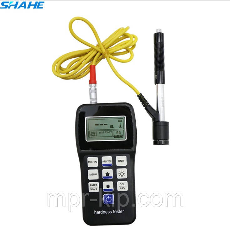 Твердомір металу динамічний Shahe SHL-140 Leeb (HL, HB, HRB, HRC, HRA, HV, HS) - з датчиком тип D