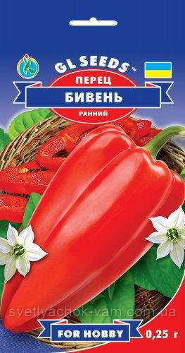 Перець Бівінь солодкий великоплідний урожайний ранній з яблучним ароматом соковитий, паковання 0,25 г
