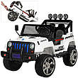 Дитячий електромобіль джип Jeep Wrangler M 3237EBLR-1 (MP3, SD, USB, мотори 4x45W, акум.12V7AH), фото 8