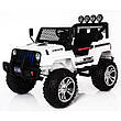 Дитячий електромобіль джип Jeep Wrangler M 3237EBLR-1 (MP3, SD, USB, мотори 4x45W, акум.12V7AH), фото 7