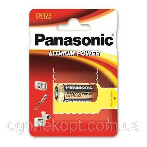 Батарейки Panasonic CR123 — Lithium Power, фото 1