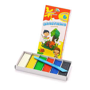 Пластилін Гамма 6 кольорів