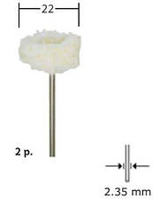 PROXXON 28297, Полірувальні шайби з бавовни (ø 22 мм, 2 шт.)