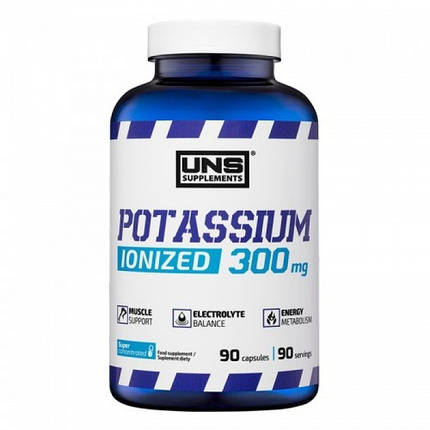 Potassium Ionized 300 mg UNS 90 caps, фото 2