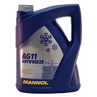 MANNOL 4111 Longterm Antifreeze AG11 (blue/синій)/ Концентрат 5 л.