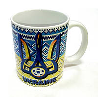 Кружка футбольная / чашка с принтом футбол сборная Украины