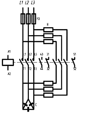 Електрична схема магнітного пускача ПМК-09