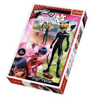 Пазли 100 ел. Trefl — Пригоди Леді Баг і Супер Кот/ZAG America Miraculous