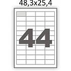 Етикетка клейка А4 44шт (48,3х25,4)