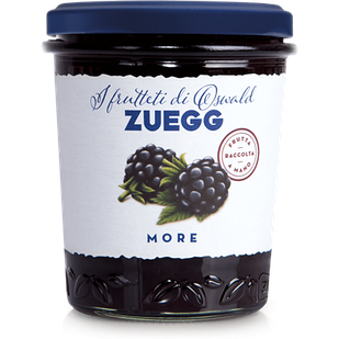 Джем із ожини Zuegg More 50% вмісту фруктів, 320 г.