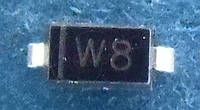 Стабилитрон W8 5.1В 0.2Вт BZT52C5V1S SOD323