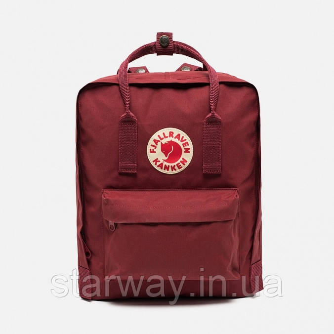 Бордовый рюкзак Fjallraven Kanken Classic Bag | канкен оригинальные бирки - фото 4 - id-p564048887