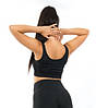 Комплект топ і лосини для фітнесу (42-44; 44-46; 46-48; 50-52) (синій) жіночий одяг для йоги та фітнесу, фото 3