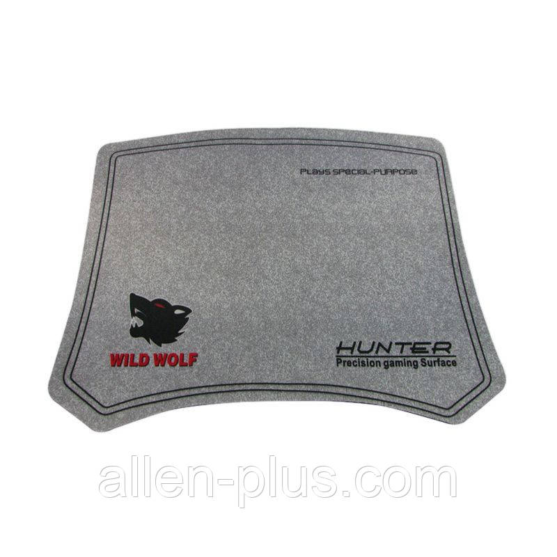 Килимок для миші ігровий HUNTER Wild Wolf (250x285x3 mm)