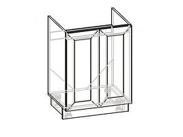 Тумба під мийку в кухні з ДСП i МДФ 60НМ Гранд Меблі Сервіс