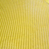 Плюш мінки stripes лимонний у смужку, ширина 83 см, (310 г/м), фото 5