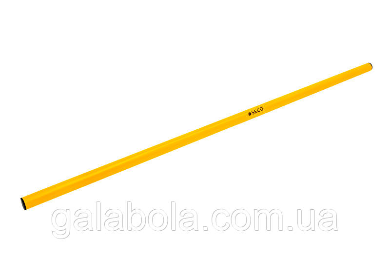Палиця для гімнастики SECO (100 см, жовта), фото 1
