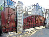 Ворота з профнастилу, фото 6