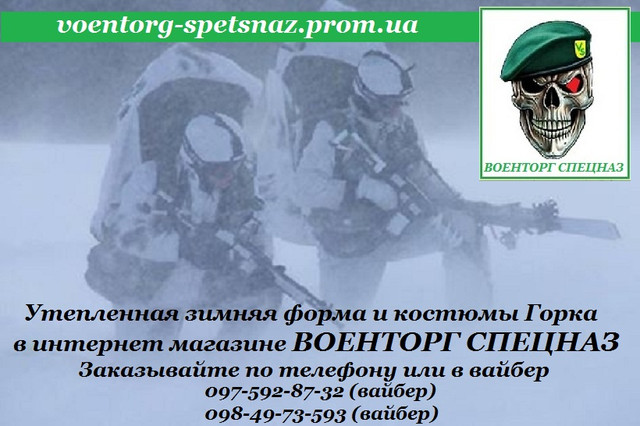 утеплена зимова військова форма костюм гірський гірка утеплений зима купити україна військторг сайт