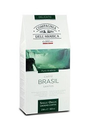 Кава мелена Compagnia Dell'Arabica Brasil Santos — 250 г