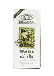 Кава в зернах Compagnia Dell'Arabica Brasil Santos — 500 г