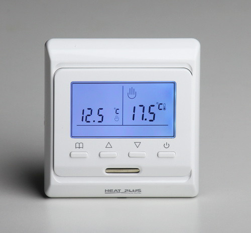 Терморегулятор Heat Plus М6.716 White (Белый), 16А, 3200Вт для теплого пола и электрообогрева - фото 1 - id-p521718754