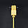 Магнітний кабель USB to MicroUSB Remax Gravity RC-095m 1,5A 1m Gold, фото 3