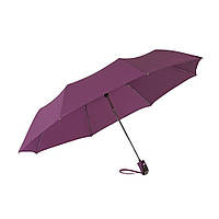 Однотонна напівавтоматична складна парасолька