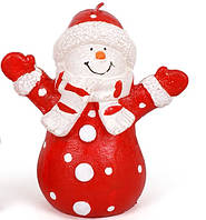 Свічка новорічна подарункова "Сніговик"