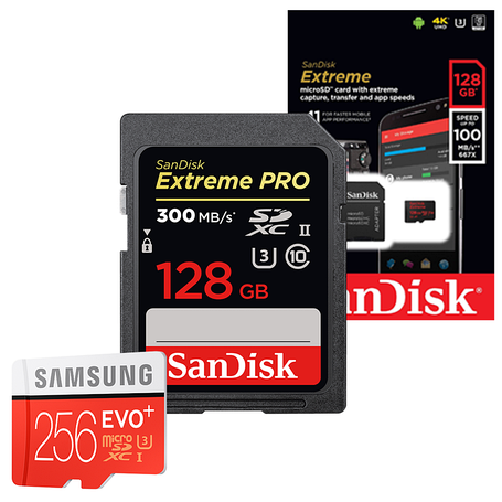 Карти пам'яті MicroSD та ін.