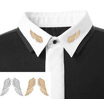 Брошка на комір Крила сріблясті