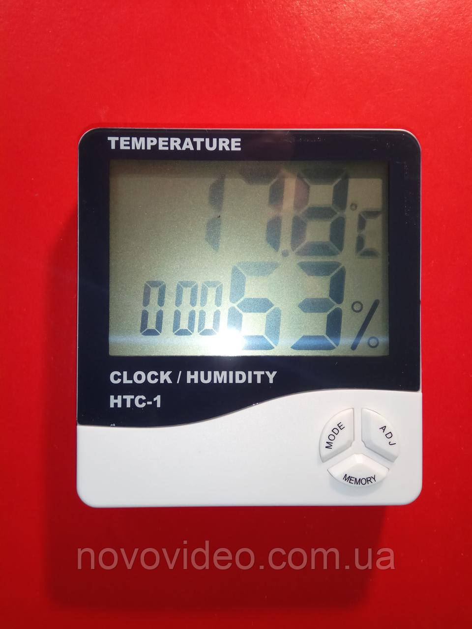 Термогигрометр HTC-1 для вимірювання вологості та температури в приміщенні