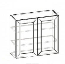 Навісна вітрина в кухню з ДСП i МДФ 90ВВ Гранд Мебель Сервіс