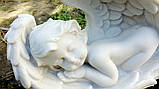 Скульптури ангелів з мармуру. Скульптура янгола №15 з мармуру, фото 2