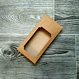 Коробка для шоколадки (160*80*17 мм) Крафт, фото 2