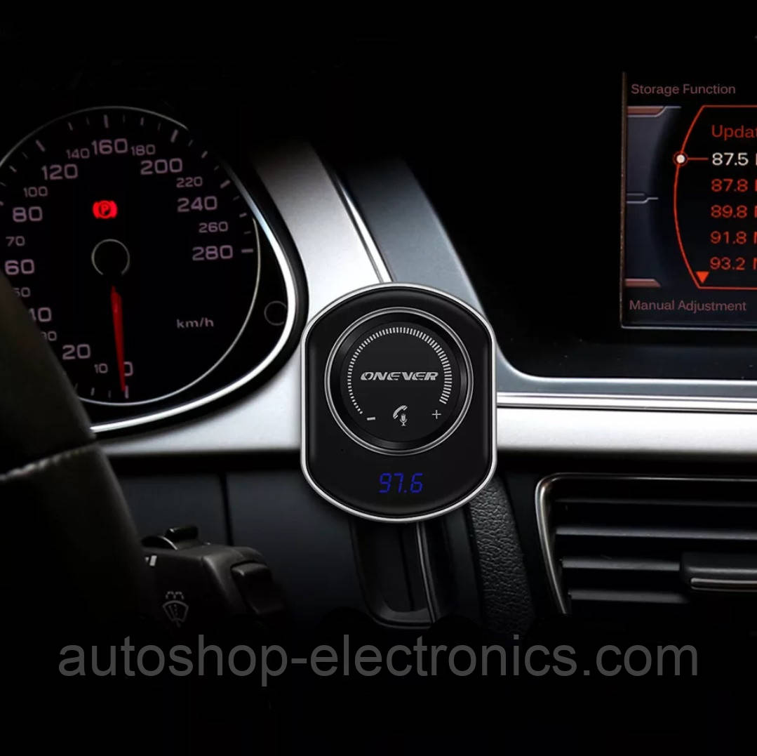 Bluetooth FM + AUX + гучний зв'язок / вільні руки з магнітним кріпленням, фото 1