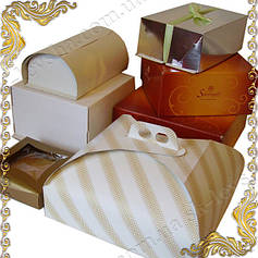 Пакувальні коробки, підкладки для тортів, наповнювачі, тишею