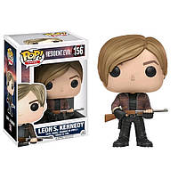 Фігурка Funko PopФанко Поп Леон Скотт Кеннеді Обитель зла  Resident Evil  Leon S.Kennedy 10см RE LK156