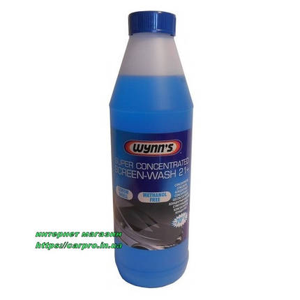 Концентрат склоомивної рідини зимовий -70 °C WYNN'S SUPER CONCENTRATED SCREEN-WASH W77395 (Бельгія) 1л, фото 2