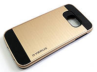 Чохол протиударний Motomo Verus для Samsung Galaxy S6 edge G925 золотий із чорним