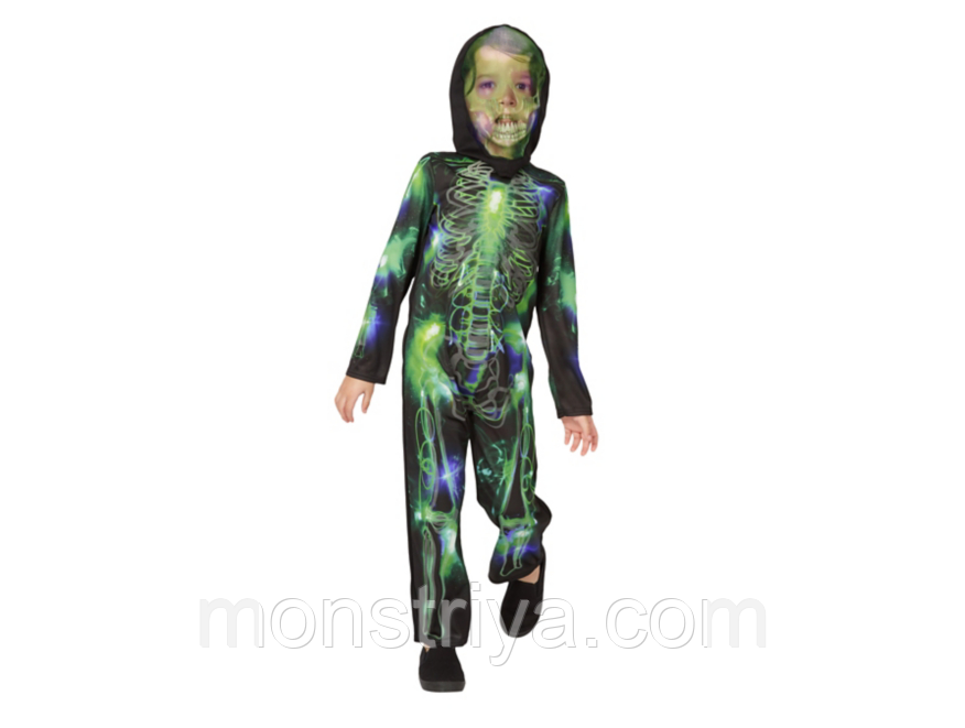 Дитячий карнавальний костюм на Хелловін Світний Скелет
