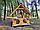 Шестигранна збірна альтанка з дерева 4,4 м2 дачна недорого від виробника Wood Gazebo 005, фото 8