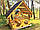 Альтанка дерев'яна восьмигранна з профільованого бруса 36 м2, фото 6