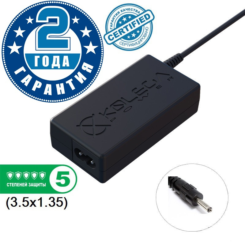 Блок живлення Kolega-Power для ноутбука Asus 19V 2.1 A 40W 3.5x1.35 (Гарантія 24 міс)