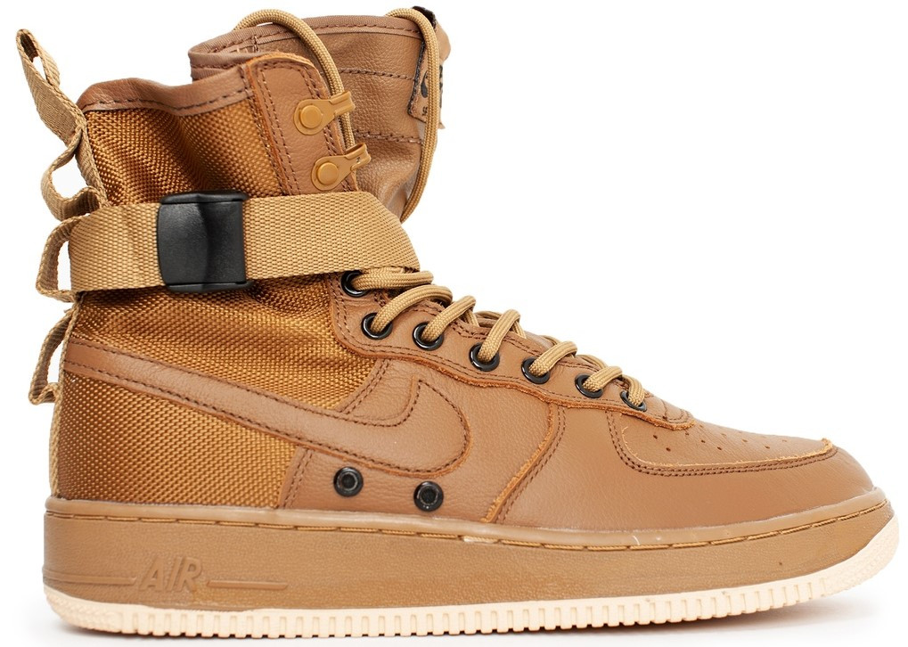 Чоловічі кросівки Nike Special Air Force Field 1 'Brown' (Найк) коричневі