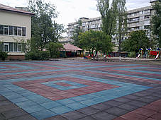 Гумова плитка для спортивних майданчиків 30 мм, фото 4