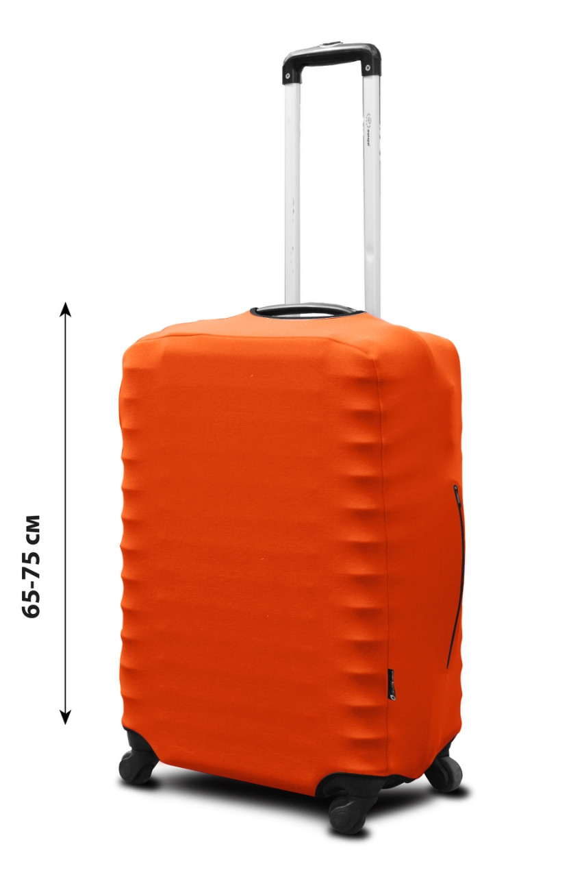 Чохол для валізи Coverbag неопрен L жовтогарячий