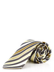 Краватка сіро-оливковий в діагональну смужку